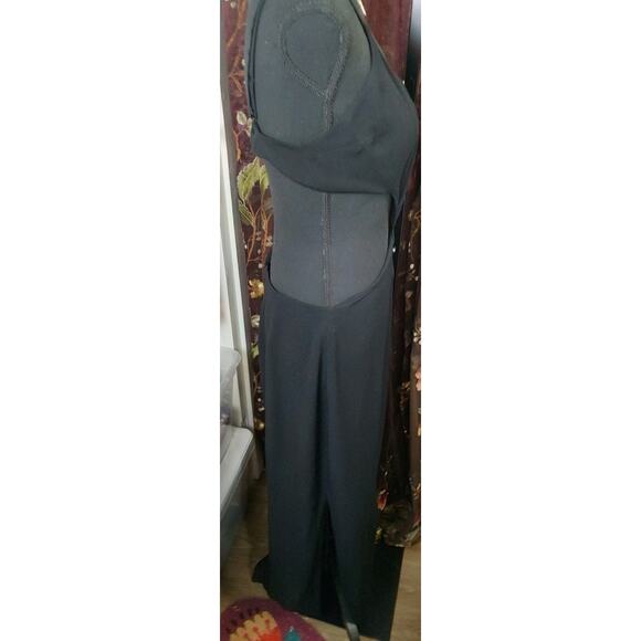 Reformation Midi Dress Size 10 Black Cutouts - Picture 10 of 15